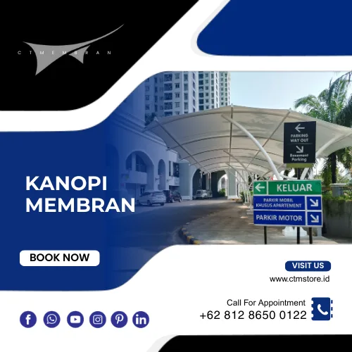 Kanopi Membran (Bahan Membran Harga Terbaik)